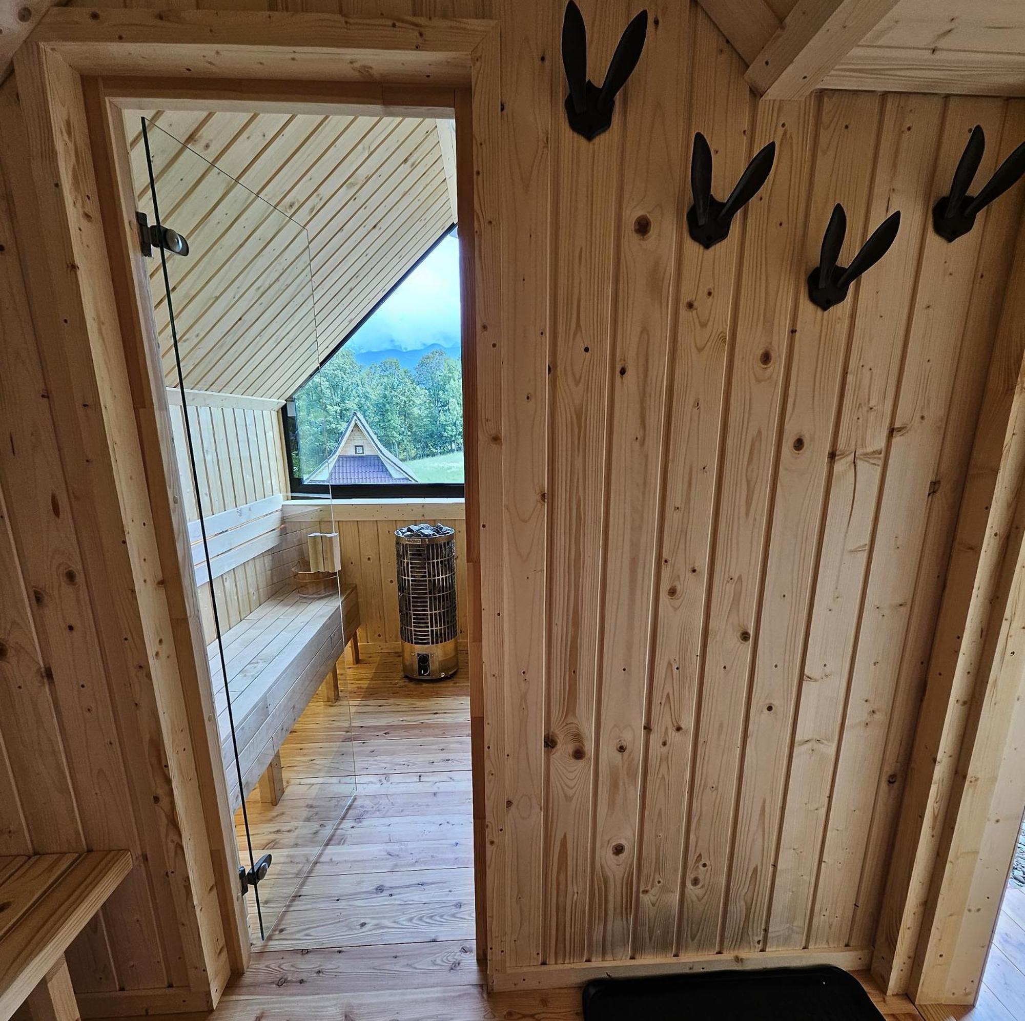 Goralska Chatka 2 Highland Cottage - Split Ac, Jacuzzi, Sauna, Private Parking, Mountains View, Garden, זקופאנה מראה חיצוני תמונה