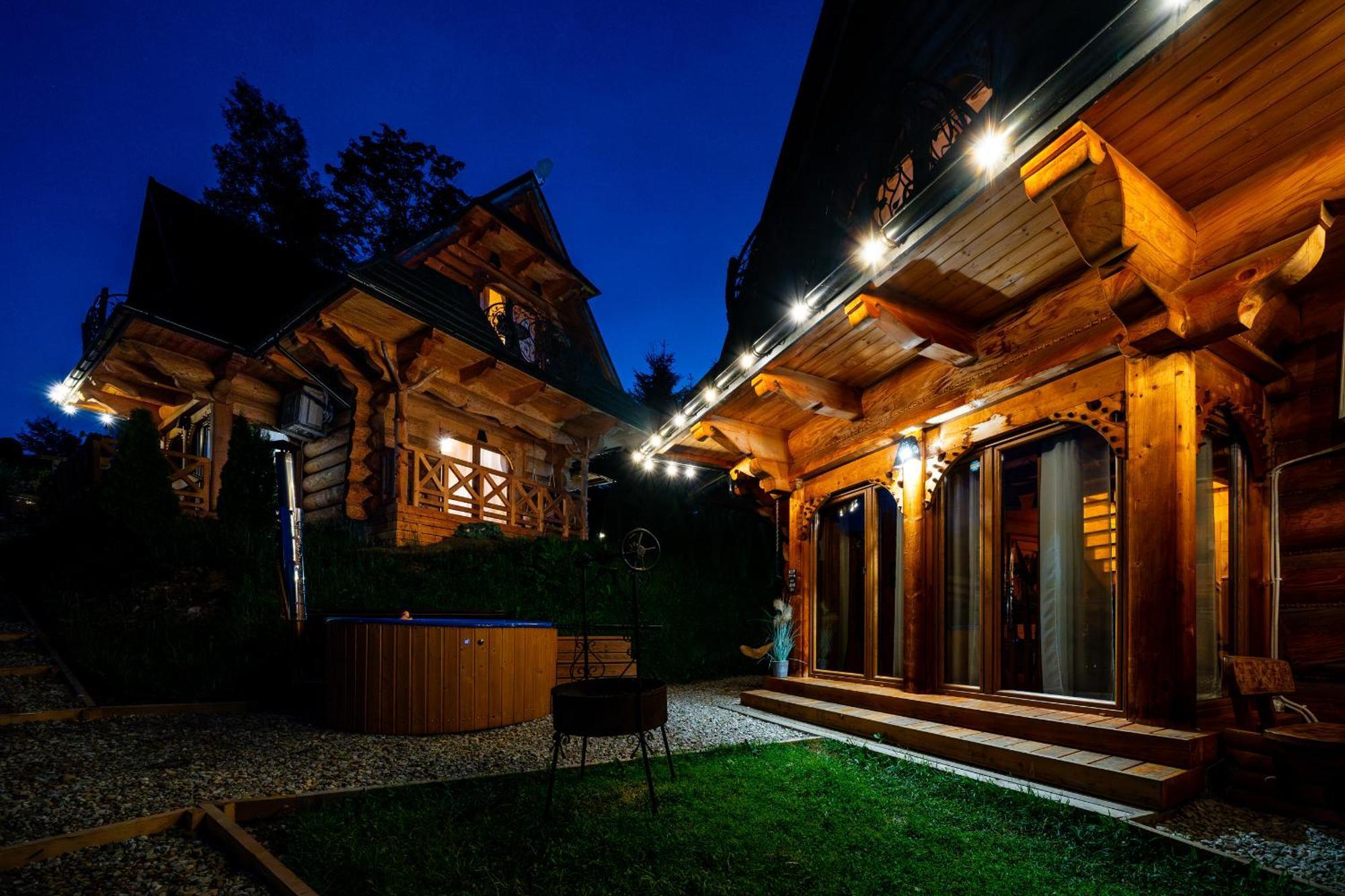 Goralska Chatka 2 Highland Cottage - Split Ac, Jacuzzi, Sauna, Private Parking, Mountains View, Garden, זקופאנה מראה חיצוני תמונה