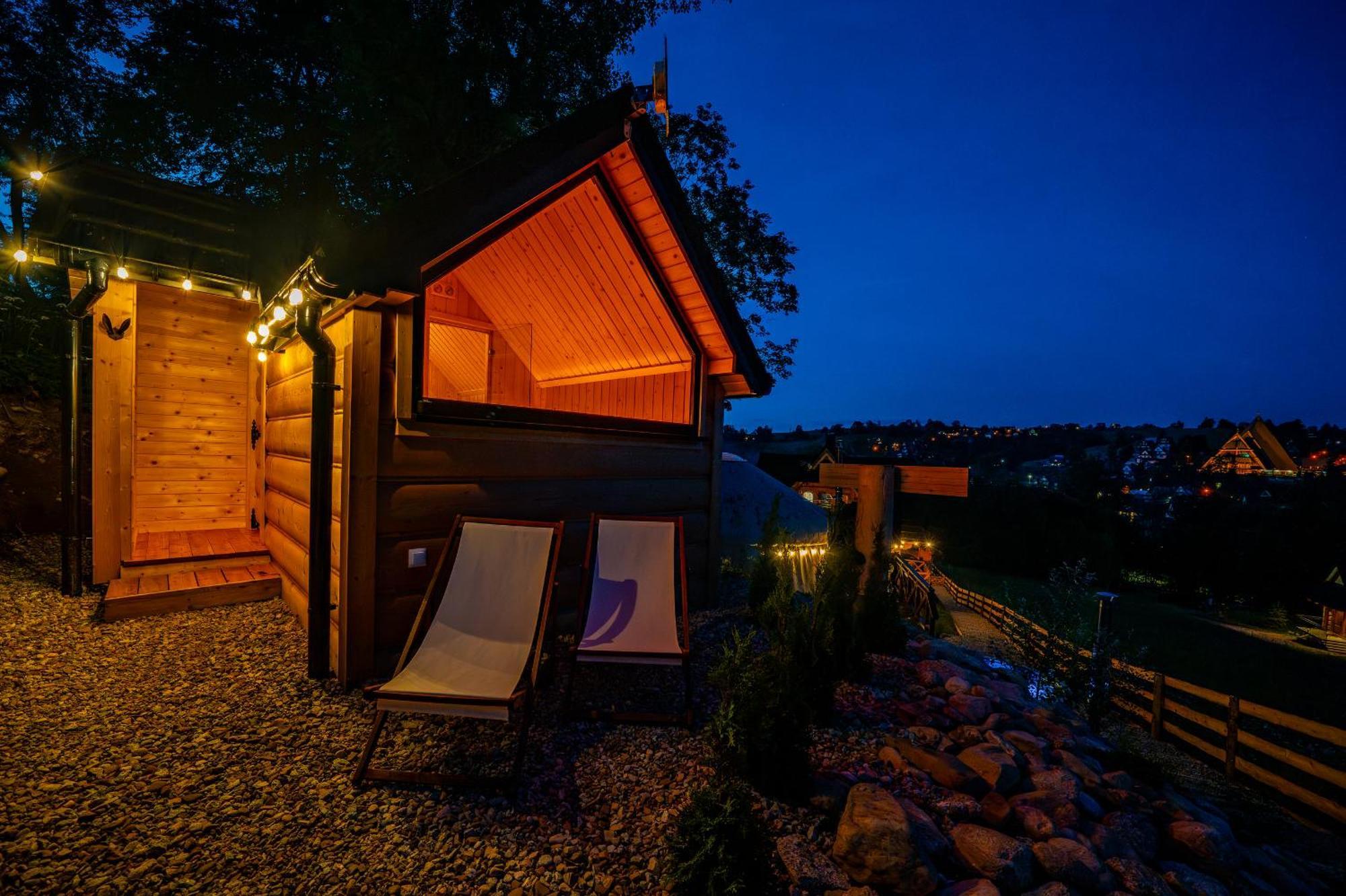 Goralska Chatka 2 Highland Cottage - Split Ac, Jacuzzi, Sauna, Private Parking, Mountains View, Garden, זקופאנה מראה חיצוני תמונה