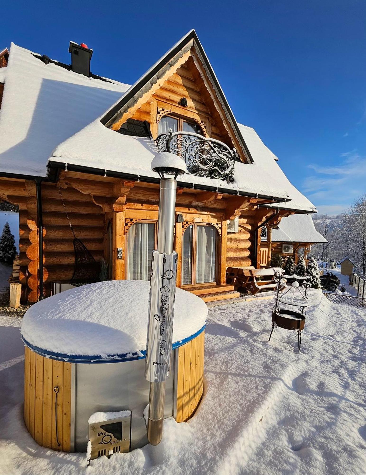Goralska Chatka 2 Highland Cottage - Split Ac, Jacuzzi, Sauna, Private Parking, Mountains View, Garden, זקופאנה מראה חיצוני תמונה